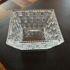 Tiffany 4 inch square woven bowl.